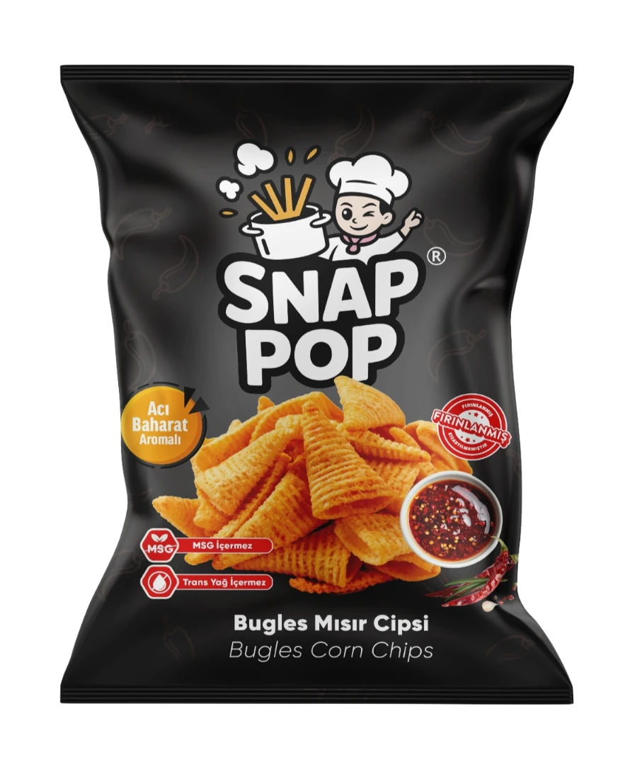 Soli Food Acı Baharat Aromalı Bugles Mısır Cipsi