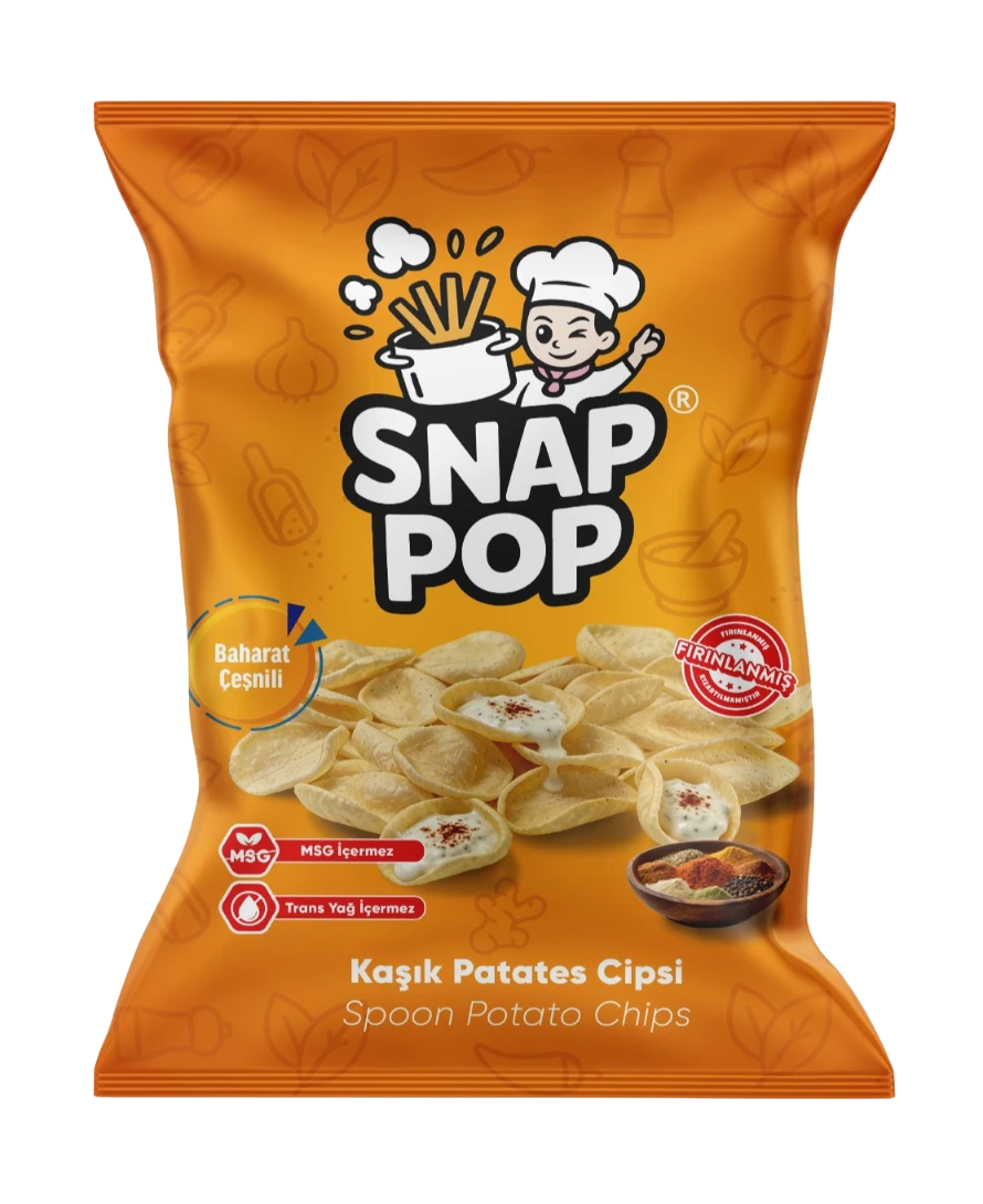 Soli Food Baharat Çeşnili Kaşık Patates Cipsi