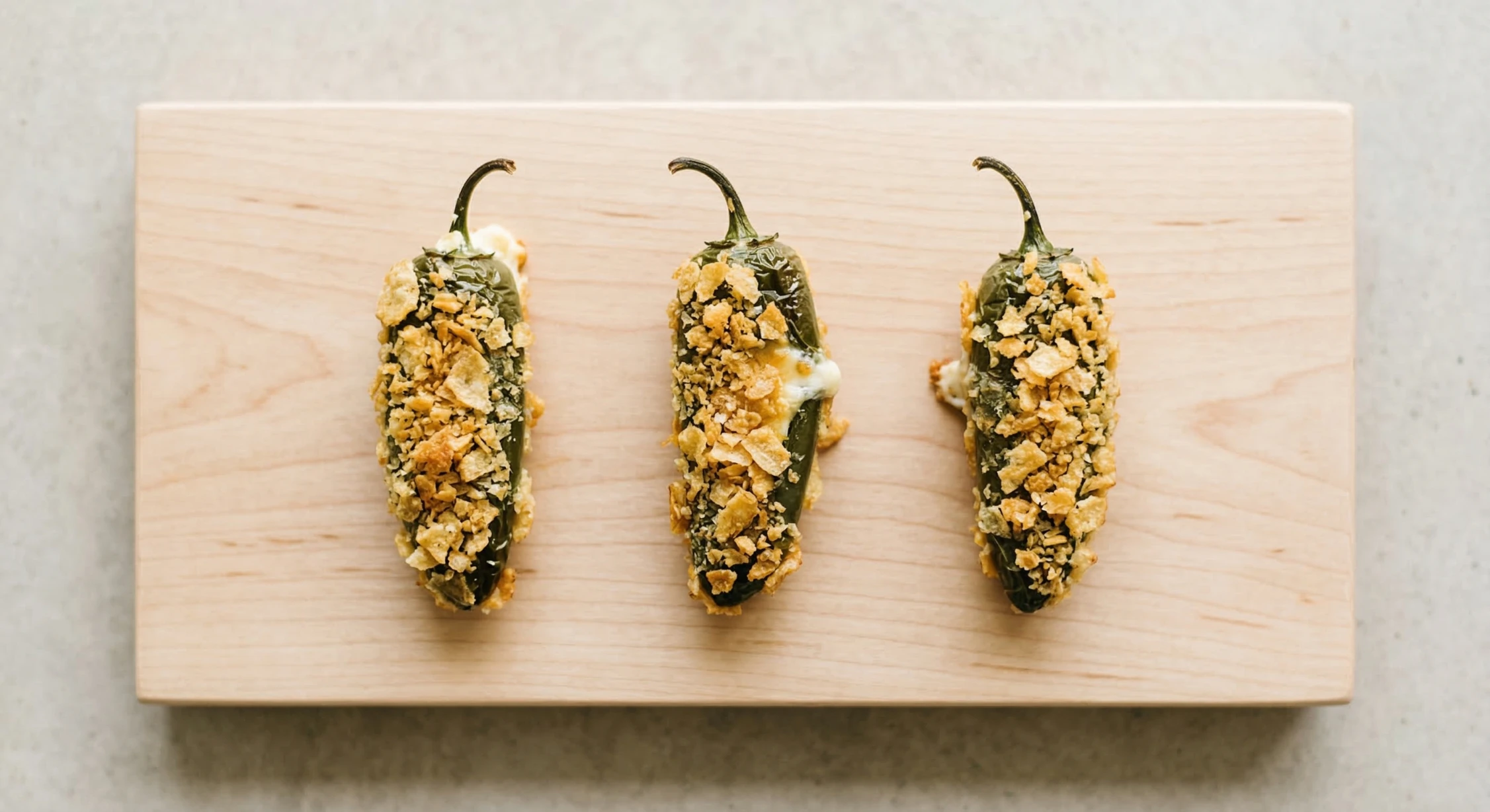 Potato Chip Crusted Jalapeño Poppers